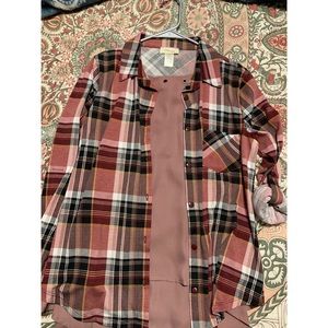 Women’s flannel button up